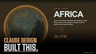 Claude Built This Spinning Globe I Just Told It What I Wanted - Getting Started with Claude Design