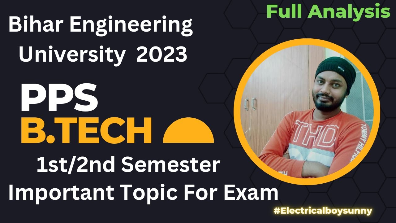 Bihar Engineering University B.Tech 1st Semester Exam 2023 #beu #aku ...