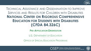 84.326C Application Orientation Webinar - Fiscal Year 2024