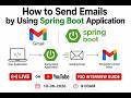 How to send Emails by using Spring Boot Application #mail #SpringMail #SpringBootMail #Java