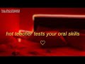 hot teacher tests your oral skills [F4A] [older woman] [girlfriend ASMR]