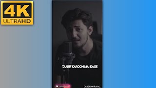🥀 Darshan Raval🌹4K Full Screen Status Lyrics 💗Rabba Mehar Kari. Full Song