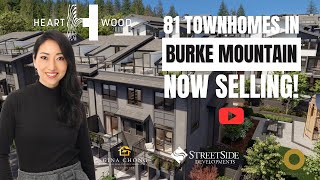 Heartwood by Streetside Developments on Burke Mountain in Coquitlam. 81 3 \u0026 4 bedroom Townhomes!