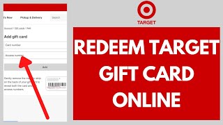 Redeem Target Gift Card Online (2022): How To Use Target Gift Cards Online?