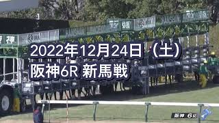 2022年12月24日（土）阪神6R 2歳新馬レース映像【モックモック】