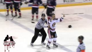 Dylan Garrioch Vs Guillaume Coude LNAH October 24th RIver Kings Vs Eperviers