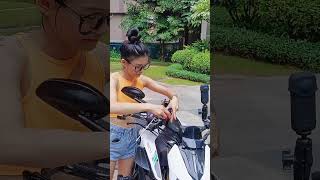 我把车车打理好过来你家能叫得醒装睡的你吗？#机车小姐姐 #女骑