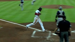 SD@ATL: Freeman knocks in Maybin with a single