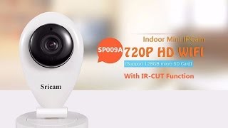 Sricam Mini Wifi IP Camera Wireless P2P CCTV Security Camera 720p