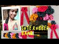 DIY rubber band for girls..made your home🤩🥰#urmi's creations..