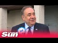 SCOTTISH ELECTION 2021:Alba Party leader Alex Salmond votes at his local polling station