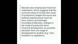 Marxism theory by karl Marx