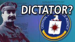 Did the CIA Conclude That Stalin Wasn't a Dictator?