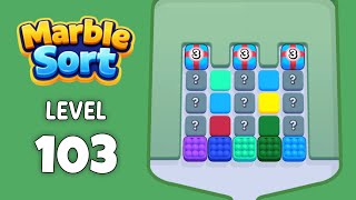 Marble Sort level 103 solution