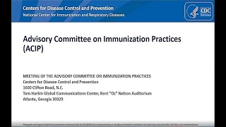 June 17, 2022 ACIP Meeting - Welcome &  Coronavirus Disease 2019 (COVID-19) Vaccines