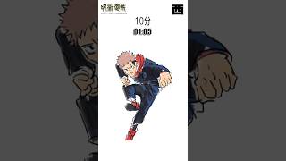 畫畫呪術廻戦虎杖悠仁 10秒,1分,10分,1小時 畫 Jujutsu Kaisen Yūji10sec,1min,10min,1hor#咒術迴戰  #drawing #描いてみた