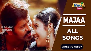 Majaa 4K Full Video Songs | Vikram | Asin | Pasupathy | Vadivelu | Manivannan | Raj 4K Songs
