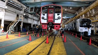 宙に浮く815系電車(JR九州小倉工場まつり2024)