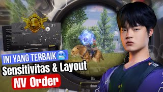 Sensitivitas Terbaik PUBG Mobile | Sensitivitas NV Order Terbaru 2024 + Kode Layout PUBG