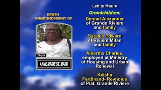 Anne Marie St. Mark ~ Long Obituary