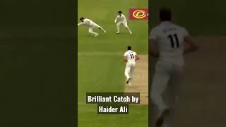 What a Catch by Haider Ali in County Championship @derbyshiretv