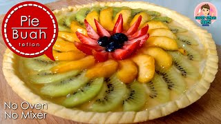 Resep dan cara membuat pie buah teflon