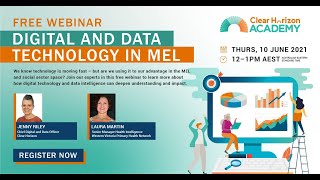 Webinar: Using Digital and Data Technology in MEL