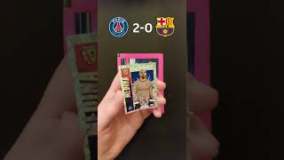 Can I predict PSG vs BARCELONA using these stickers!? CHAMPIONS LEAGUE QUARTER FINAL!