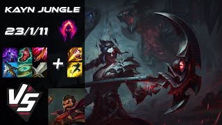 JUNGLE Kayn vs Graves - NA Grandmaster Patch 14.23