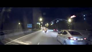 SLW7902M change lanes without signals and reckless swerving into lane