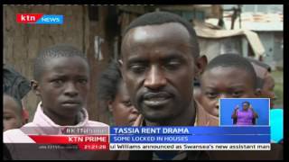 KTN Prime: Residents of a flat in Tassia get locked in their homes as they protest rent increment