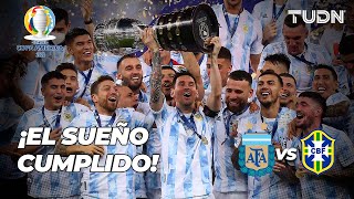 PREVIO A FINALISSIMA: ¡Messi levanta la copa! | Argentina vs Brasil | Copa América 2021 | TUDN