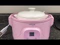 Bonus Pack Sonya Ceramic Pot Smart Electric Slow Stew Pot SY-DGD8P (Pink) Reviews