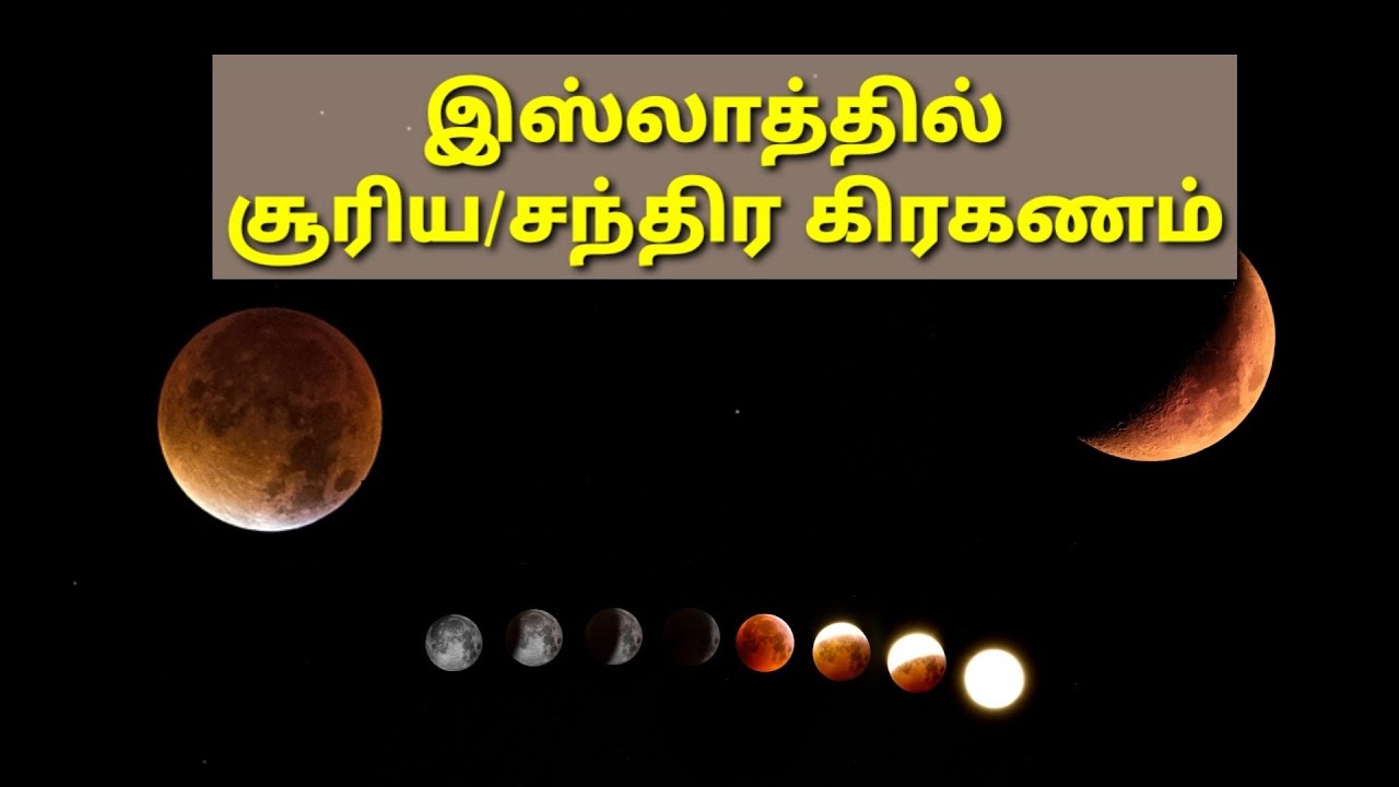 இஸ்லாத்தில் சூரிய/சந்திர கிரகணம்~Solar And Lunar Eclipse In Islam - YouTube