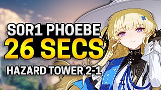 NEW RECORD! Phoebe + Mortefi DESTROYS Monkey - Tower of Adversity [Wuthering Waves 2.1]