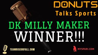 DraftKings Milly Maker WINNER! MNF NFL DFS Lineup Building Week 2