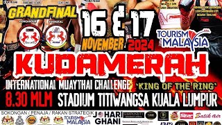 Kuda Merah MuayThai Challenge 2024 Bout 28- Cinta JTT (Red) VS Aurora RTG (Blue)