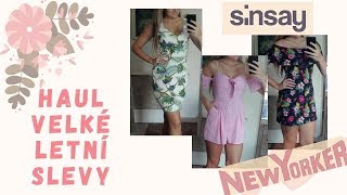 HAUL | Velké Letní Slevy | New Yorker | Sinsay |