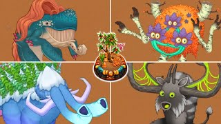 Amber Island - All Monsters with All New Rares \u0026 Epics | My Singing Monsters