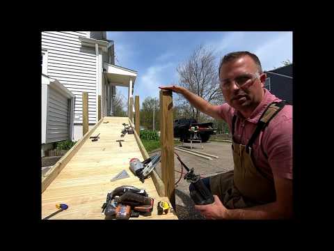 What is the best material to build a wheelchair ramp?