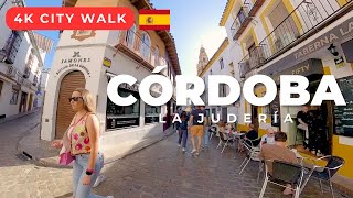 CORDOBA Spain 🇪🇸 | 4K City Center Walk | Exploring LA JUDERÍA