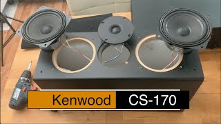 Kenwood CS-170 Center - A Look Inside + Audio Test