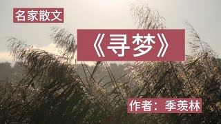 名家散文诵读《追梦》作者：季羡林，怀念母亲