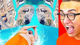 Reacting To THE FUNNIEST WATER PARK FAILS!