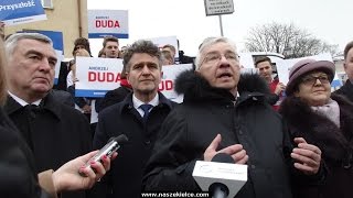 Konwencja wyborcza Andrzeja Dudy kandydata na prezydenta RP w Kielcach 11.02.2015