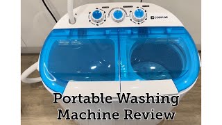 COSVALVE PORTABLE COMPACT TWIN TUB WASHING MACHINE / Great for rooms with limited space