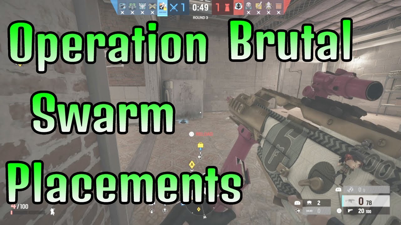 Operation Brutal Swarm Placements | Rainbow Six Siege - YouTube