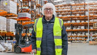 'I'm Britain's oldest worker - I'm 98 and doing my job keeps me young' | SWNS