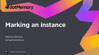 Marking an Instance - dotMemory Video Tutorial