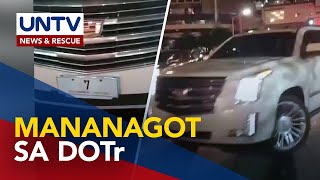 Driver ng No. 7 plate na umano'y nagtangkang managasa sa traffic law enforcer, parurusahan—DOTR